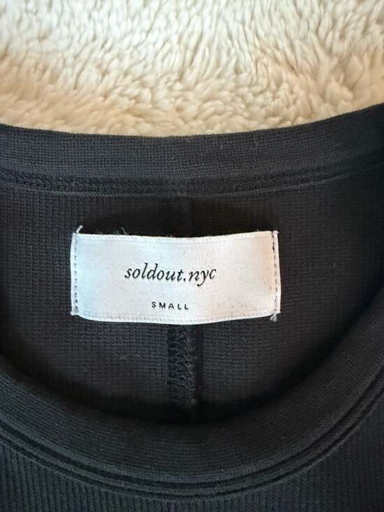 SoldOut.NYC Not So Basic Tank –  Black Size Small - Picture 5 of 7